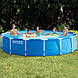 Каркасний басейн Intex 28242 - 6, 457 x 122 см (Пісочний насос 4 500 л/год, сходи, тент, підстилка), фото 4