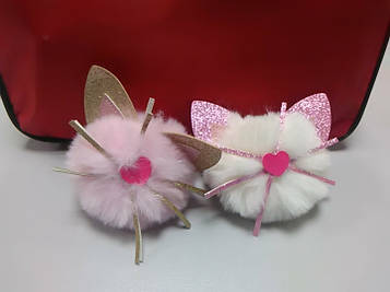 Мягкая игрушка брелок с ушками