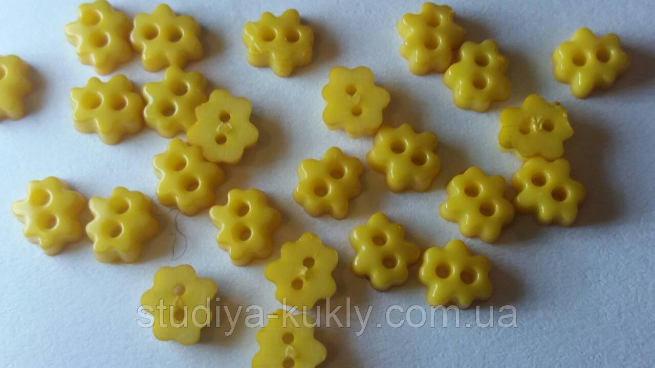 Гудзики для ляльок мікро, розмір 3*4 мм, №1МО, фото 1