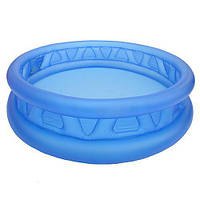 Бассейн надувной летающая тарелка для детей Intex 58431 188Х46 см синий