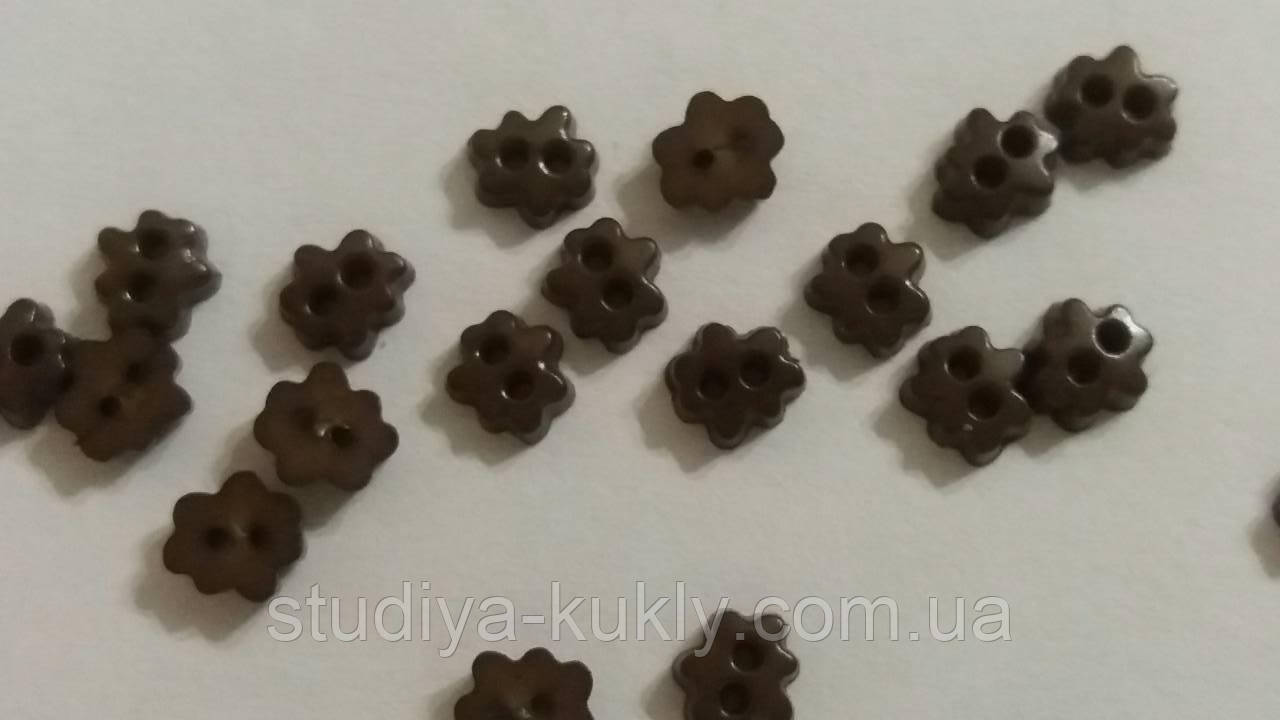 Гудзики для ляльок мікро, розмір 3*4 мм, №7МО