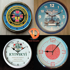 Настінний годинник із логотипом від 10 шт.