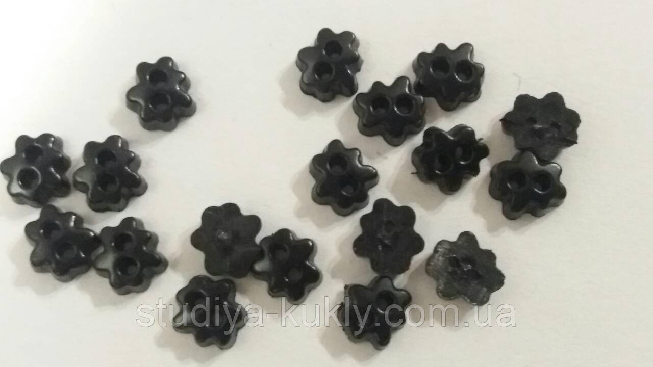 Гудзики для ляльок мікро, розмір 3*4 мм, №8МО, фото 1