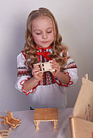 Набір лялькових меблів" Вітальня" Ручна робота. (060), фото 5