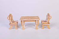 Набір лялькових меблів" Вітальня" Ручна робота. (060), фото 6