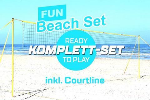 Набір для пляжного волейболу FUNTEC Beach set (Стої + сітка + лінії)