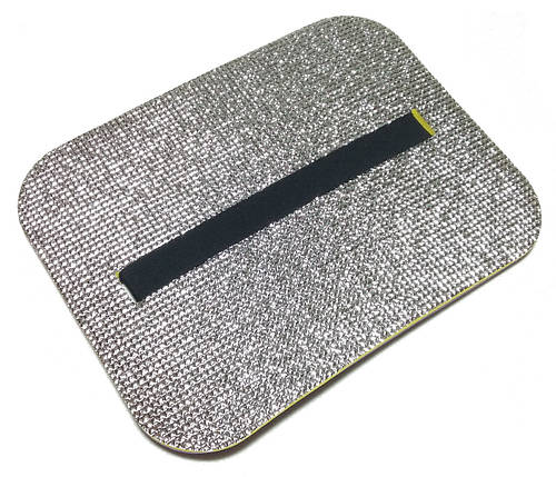 Велика, товста, фольгована каремат - сидушка туристична 400×300×20мм з фольгованою основою, фото 2