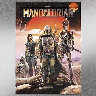 Плакат серіал Зоряні Війни: Мандалорець А3 | Star Wars: The Mandalorian