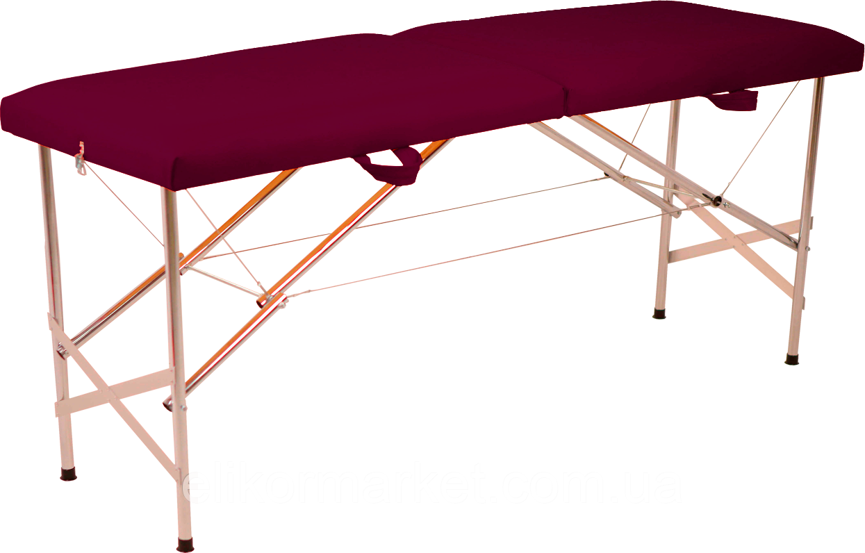 Масажна кушетка складна "Стандарт-Автомат" Еко-Шкіра 185*60*75, фото 1