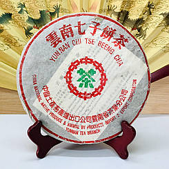 Шу пуер від відомого бренда 中茶 (Zhong Cha) 2002 рік