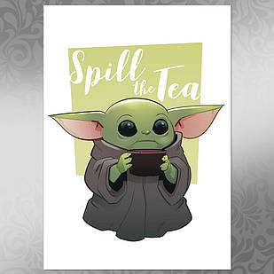 Плакат серіал Зоряні Війни: Мандалорець А3 | Star Wars: The Mandalorian 011