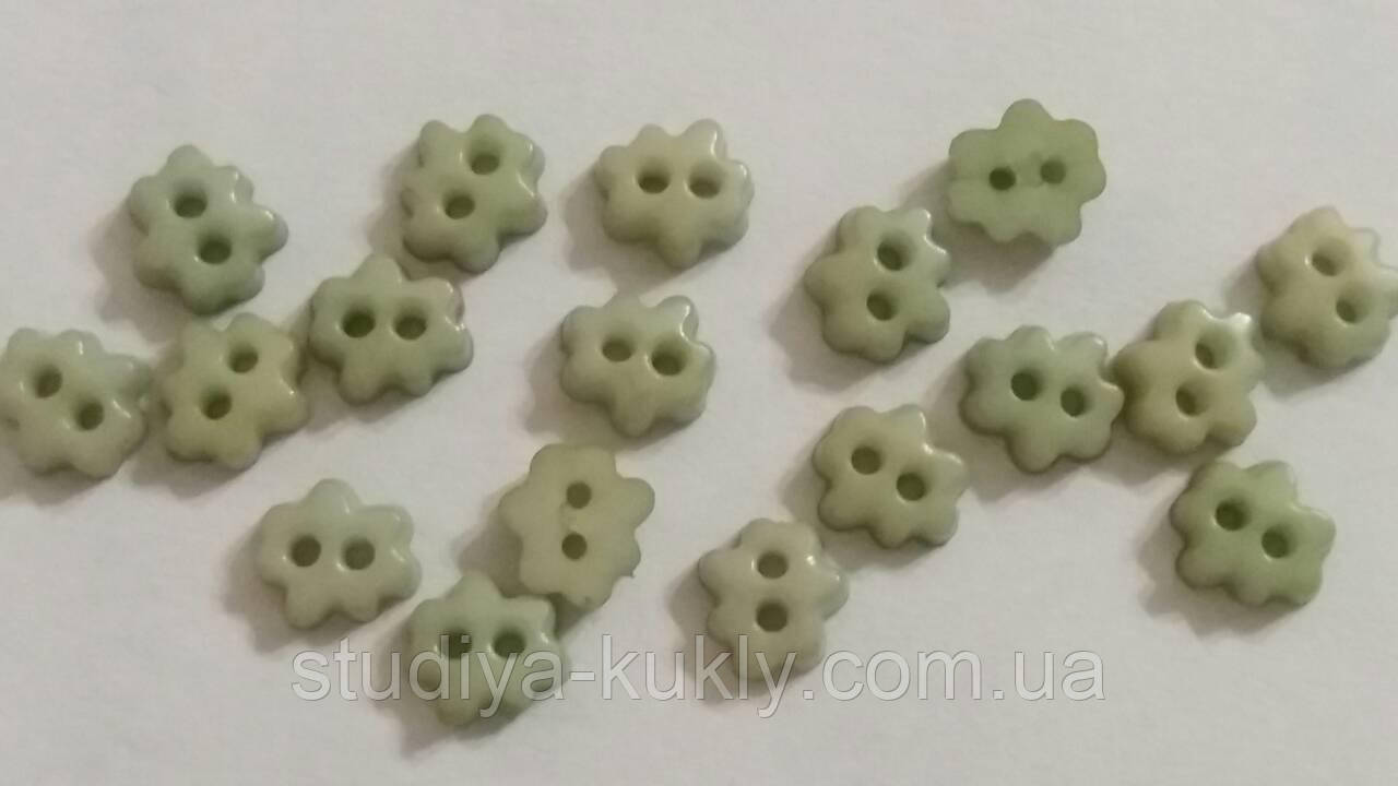 Гудзики для ляльок мікро, розмір 3*4 мм, №16МО, фото 1