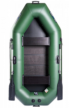 Надувна лодка Aqua-Storm St 260 ПВХ гребна двомісна 210 кг вантажопідйомності 2 сидіння насос весла 850 г/м²