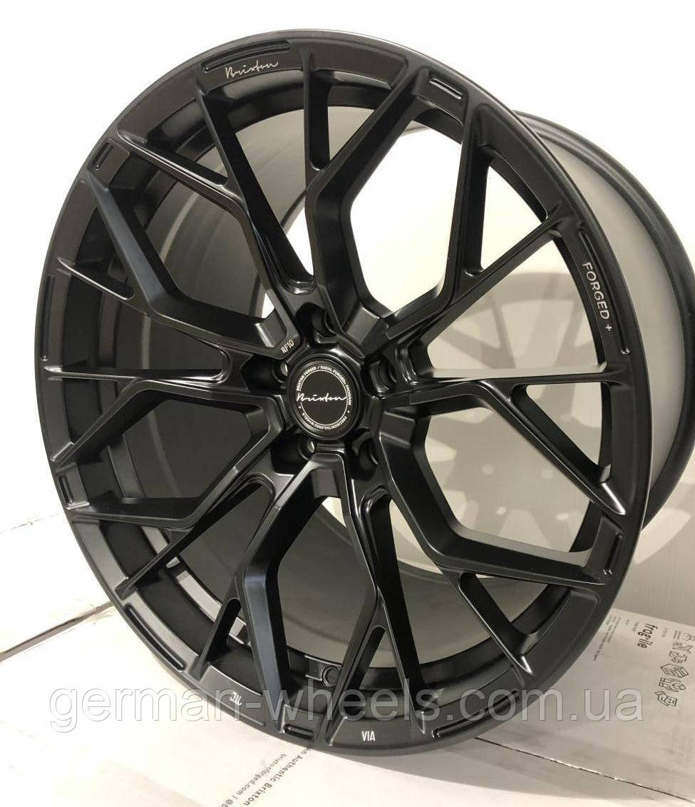 Диски BRIXTON RF10 Radial Forged колір Satin Black 21" Audi Q7