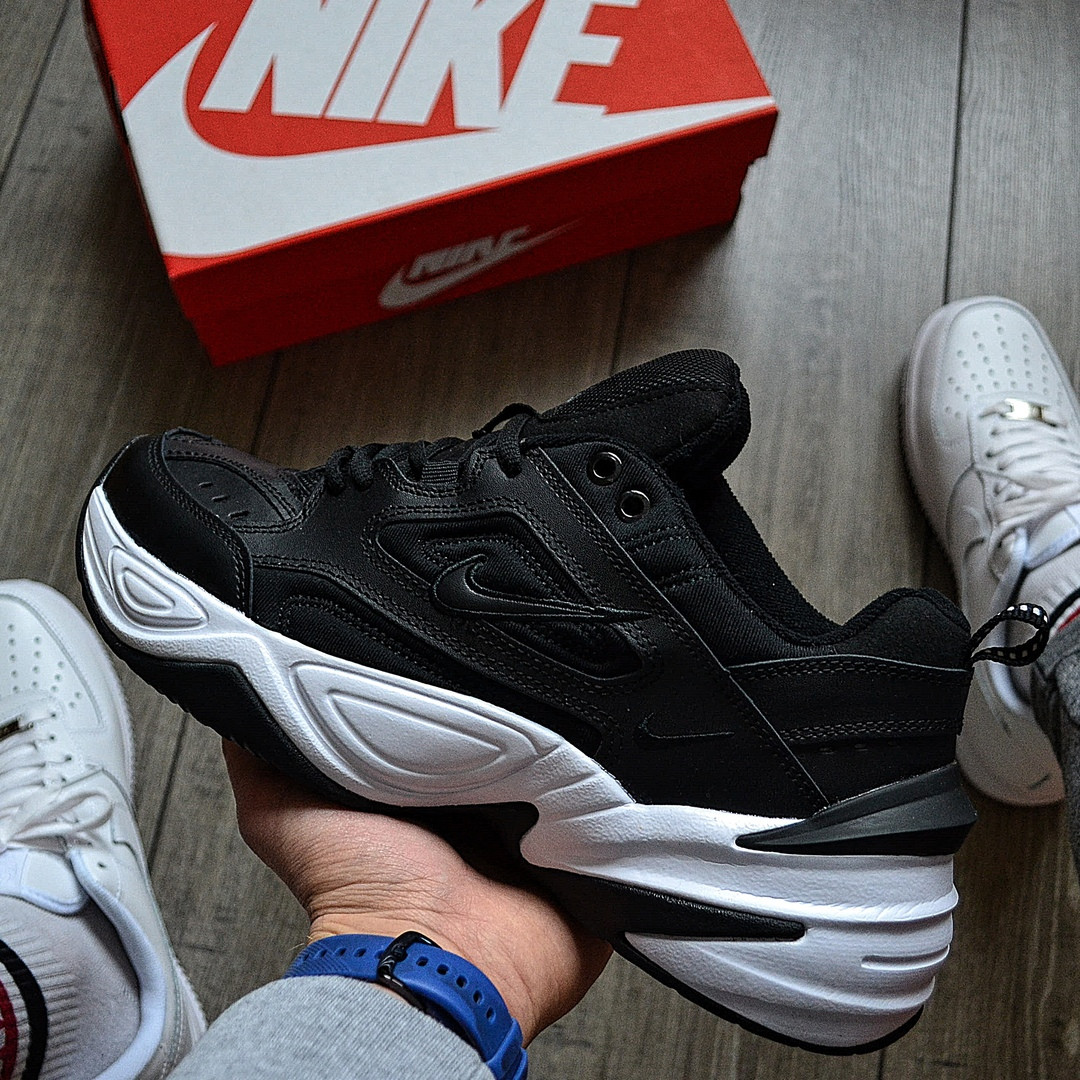 Чоловічі кросівки Nike M2K Tekno Black/White 40-45рр. Живе фото. топ, фото 1