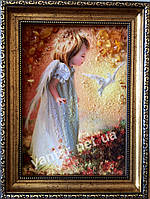 Картина з бурштину - Ангелочок