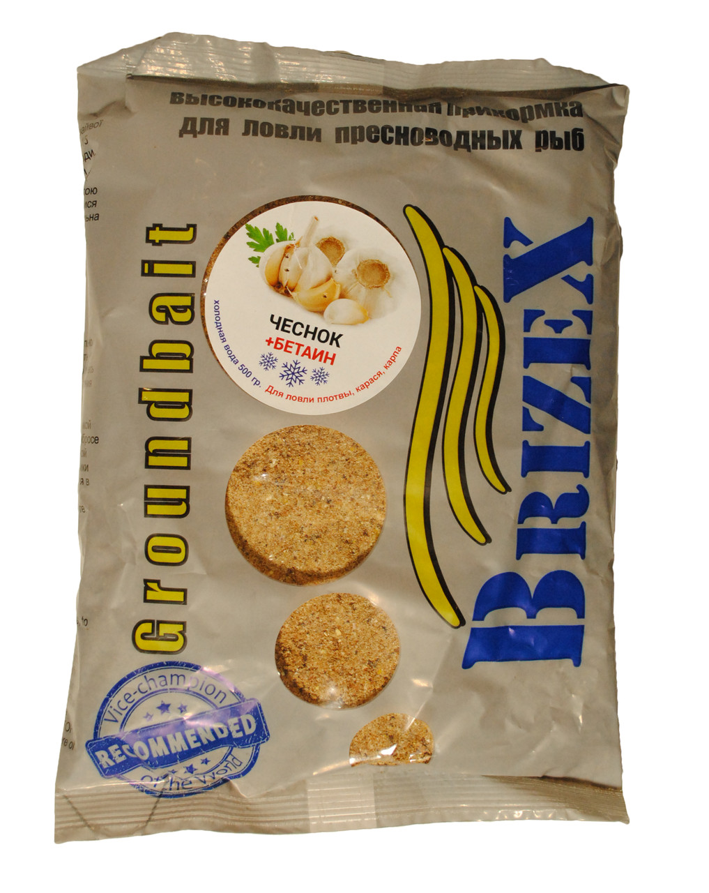 Прикорм Brizex Холодна вода Часник + Бетаїн 500 г