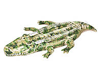 Плот надувной Bestway Крокодил 41090 с ручками, 175х102 см