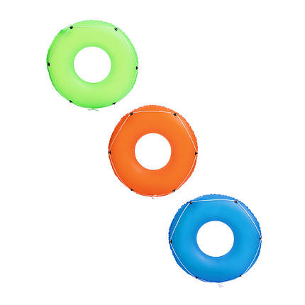 Круг надувний зі шнурком Bestway 36120 Color Blast, фото 1