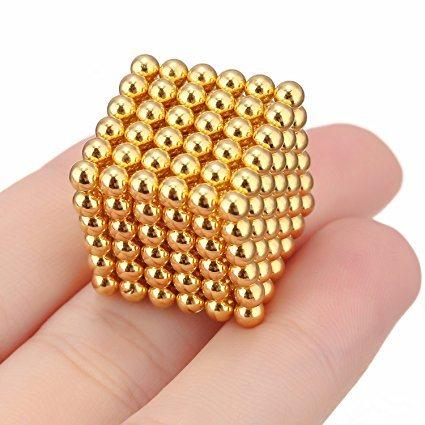 Конструктор-головоломка Neocube 216 кульок Золото, фото 1