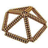 Конструктор-головоломка Neocube 216 кульок Золото, фото 4