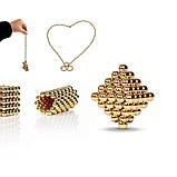 Конструктор-головоломка Neocube 216 кульок Золото, фото 3