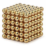 Конструктор-головоломка Neocube 216 кульок Золото, фото 2