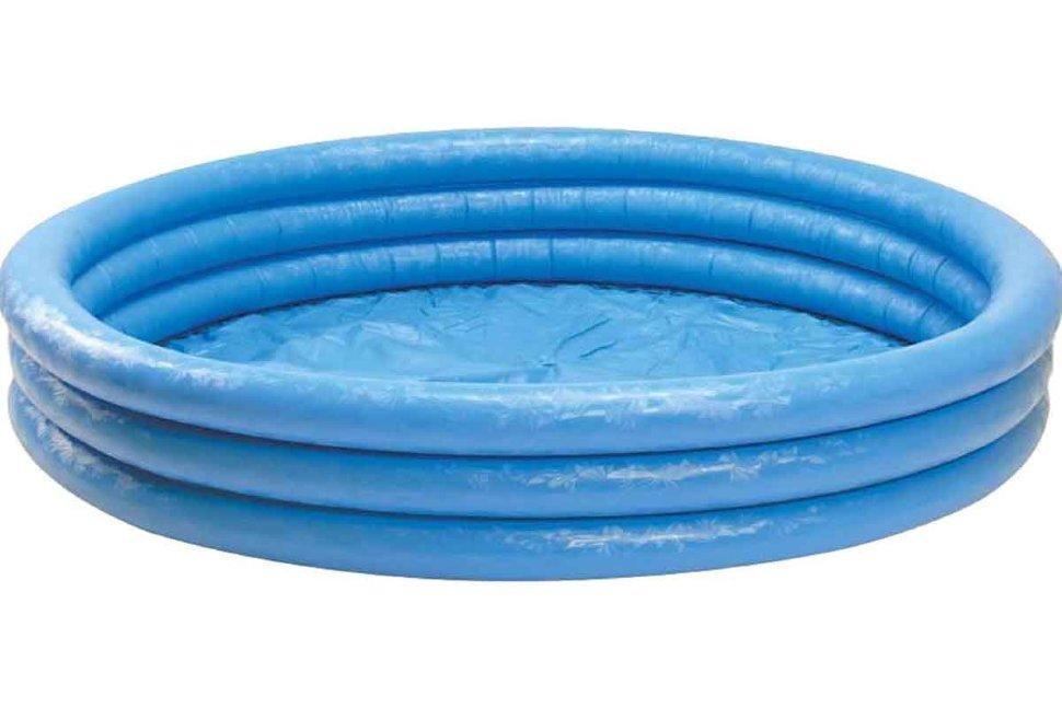 Дитячий надувний басейн Intex 58446 "Кристал" 168х38 см із високоякісного вінілу