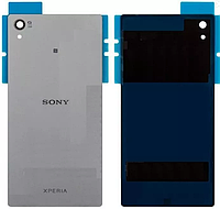 Задняя крышка Sony E6833 Xperia Z5 Premium Dual Sim, E6853, E6883 серебристая Оригинал