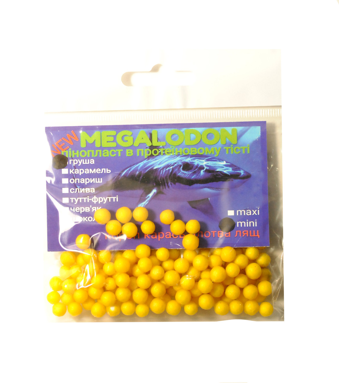 Пінопласт в протеиновом тесті "Megalodon" Груша (міні)