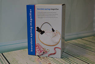 Лупа з гнучким утримувачем на прищіпці