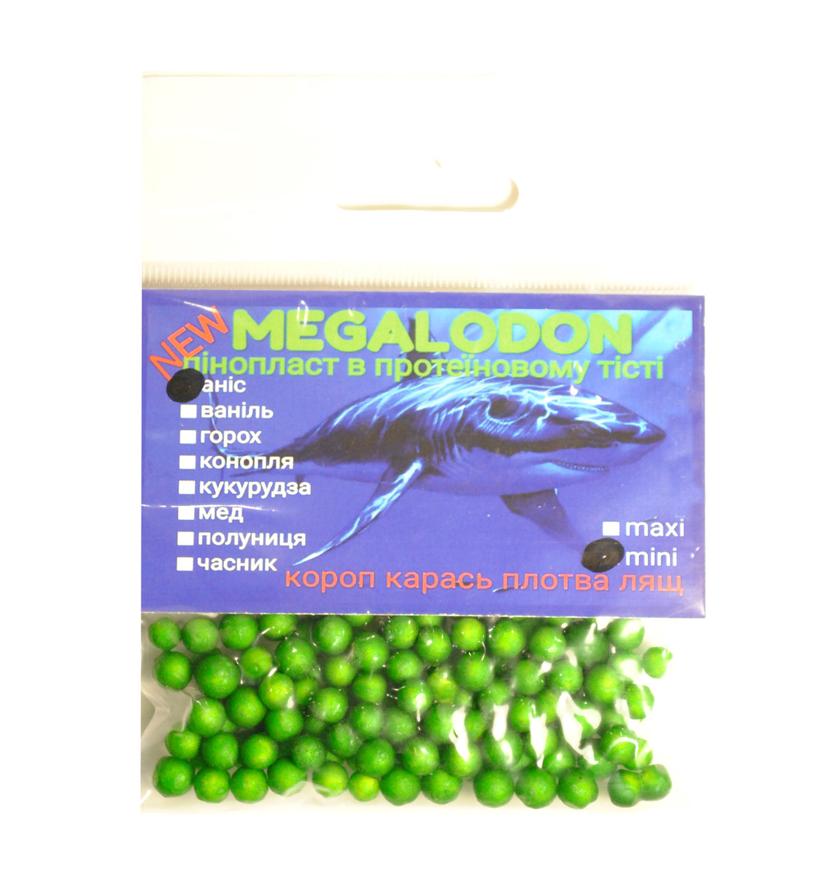 Пінопласт в протеиновом тесті "Megalodon" Аніс (міні)
