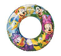 Надувной круг Микки Маус Bestway 91004 круг для плавания Swim Ring 56 см Mickey Mouse