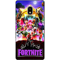 Силіконовий бампер чохол для Samsung J4 Galaxy J400 з малюнком Fortnite