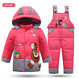 Дитячий зимовий комбінезон на пуху розмір 98., фото 2