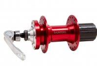 Втулка задня AL 36H під диск. SHUNFENG SF-A217R червоний з ексцентр. пром. підшип. під касету 8-9-10, фото 1