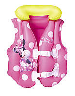 Надувной жилет для плавания 51х46 см Bestway 91070 BW 51х46 см розовый для девочки Микки Маус