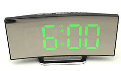Годинник настільний дзеркальний DT-6507 із зеленим підсвічуванням