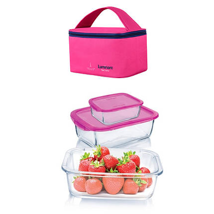 Набір контейнерів із сумкою LUMINARC KEEP'N BOX 3 шт P9973, фото 1