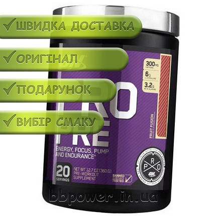 Передтренувальний комплекс Optimum Pro Pre 360 г, фото 2