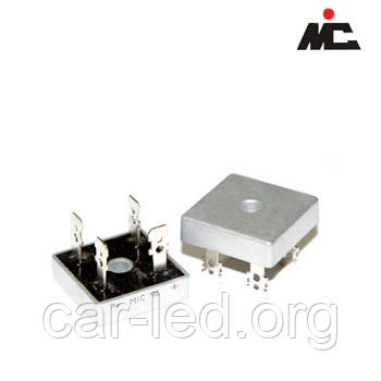 Діодний випрямний однофазний міст MB 3510 (35А, 1000В) MIC, фото 1