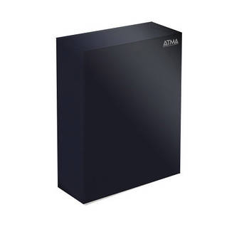 Урна для паперових рушників чорна 16 л M-116B