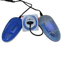 Электросушилка для обуви SHINE ЕСВ - 12/220К с таймером ультрафиолетовая антибактериальная синяя S