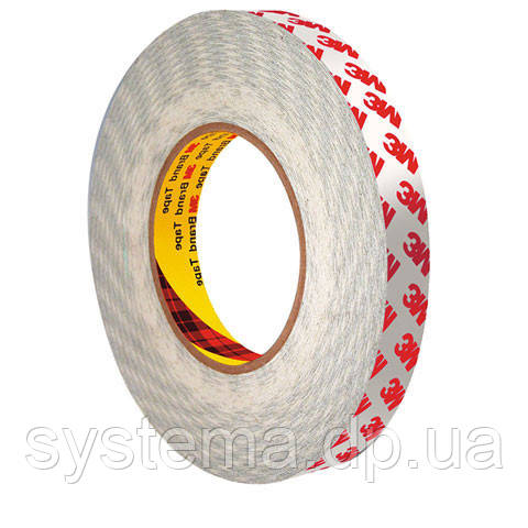 3M™ 9088 - Двосторонній скотч, 6,0 мм х 50 м х 0,205 мм, прозорий