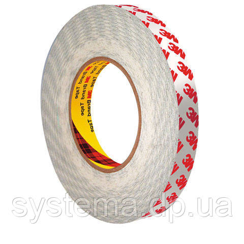 3M™ 9088 - Двосторонній скотч, 25,0 мм х 50 м х 0,205 мм, прозорий