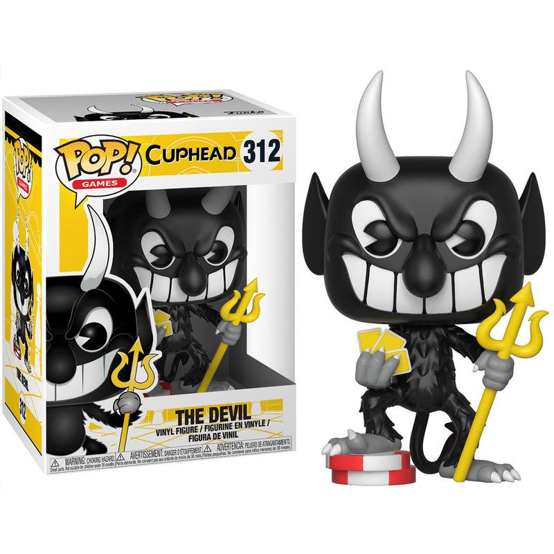 Фігурка Funko Pop Фанко Поп Диявол Чашкоголовий Games Cuphead  The Devil 10 см Game C D 312