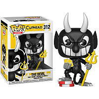 Фігурка Funko Pop Фанко Поп Диявол Чашкоголовий Games Cuphead  The Devil 10 см Game C D 312
