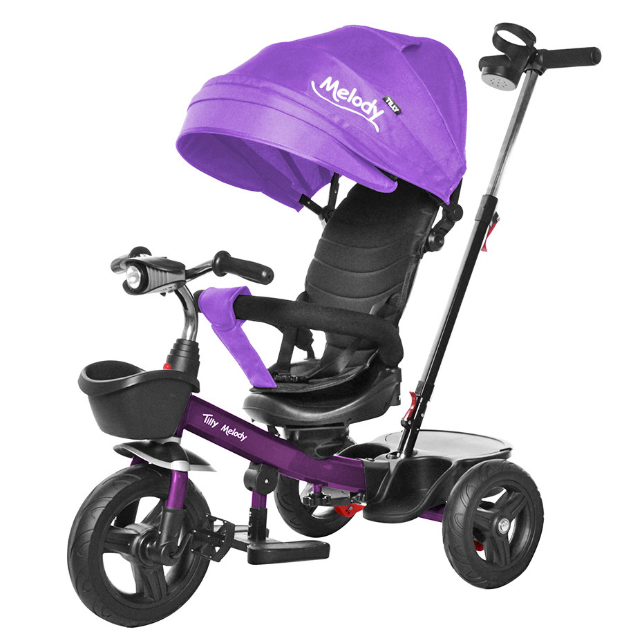 Дитячий триколісний велосипед Melody, «Tilly» (T-385), колір Purple (фіолетовий)