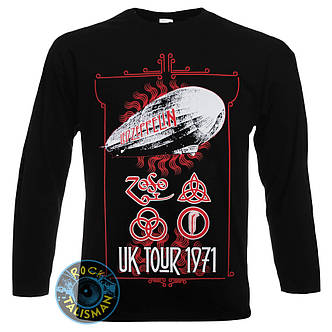 Футболка довгий рукав LED ZEPPELIN UK Tour 1971, фото 2