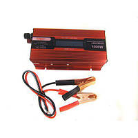 Інвертор перетворювач авто 12V-220V 1000W з LCD дисплеєм (SH005070)